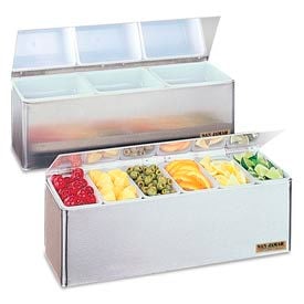 EZ-Chill® Garnish Centers 5 7/8"h x 18"w x 5 3/8"d 3 pts