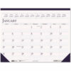 House of Doolittle 100 Recycled Academic Desk Pad Calendar 14-Month 22 x 17 2023-2024