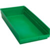 Global Industrial™ Plastic Nesting Storage Shelf Bin 11-1/8""W x 23-5/8""L x 4""H Green
