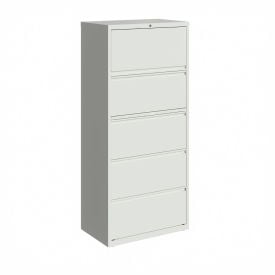 Hirsh Industries®30"" Wide 5-Drawer Lateral File Cabinet - White