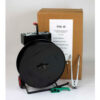 Pac Strapping Polyester Kit w/ Tensioner/Sealer/Seals & Cart 4200'L x 5/8"" Strap Width Coil Black