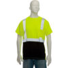 OccuNomix Class 2 Classic Black Bottom T-Shirt with Pocket Yellow S LUX-SSETPBK-YS