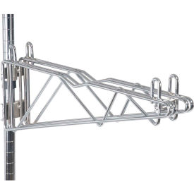 Nexel® Poly-Green® Adjustable Double Shelf Post Bracket 12""D