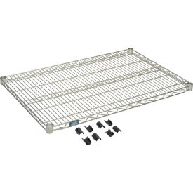 Nexel® S2436Z Poly-Z-Brite® Wire Shelf 36""W x 24""D