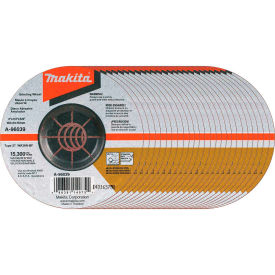 Makita® INOX Grinding Wheel 36 Grit Type 27 4"" Dia x 1/4""T x 5/8"" Cntr Hole Dia 25/Pk