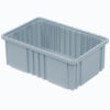 Global Industrial™ Plastic Dividable Grid Container 16-1/2""L x 10-7/8""W x 6""H Gray