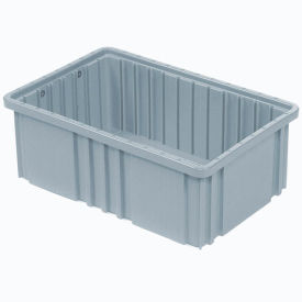 Global Industrial™ Plastic Dividable Grid Container 16-1/2""L x 10-7/8""W x 6""H Gray