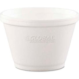Dart® DCC6SJ12  Food Container 6 oz. Foam White 1000/Carton