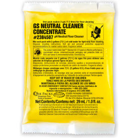 Stearns GS Neutral Cleaner Concentrate - 1 oz Packs 144 Packs/Case - 2384507