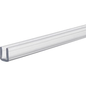 USA Sealing Polycarbonate U-Channel 12""L x 1/2""W Clear