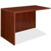 Lorell® Return Shell - 42""W x 24""D x 29-1/2""H Mahogany - Essentials Series