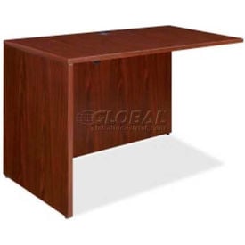 Lorell® Return Shell - 42""W x 24""D x 29-1/2""H Mahogany - Essentials Series