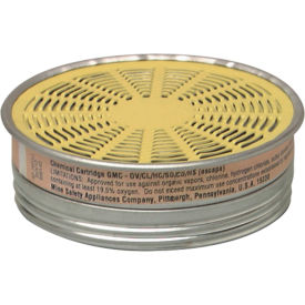 MSA Comfo® Respirator Cartridges Organic Vapor/Acid Gas 10/Pack 464046
