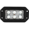 Buyers Products Recessed 6.5 Inch Wide Rectangular LED Flood Light - 1492191