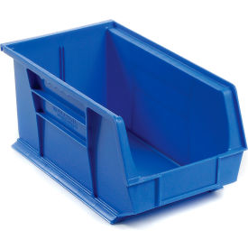 Global Industrial™ Plastic Hang & Stack Bin 14-3/4""L x 8-1/4""W x 7""H Blue