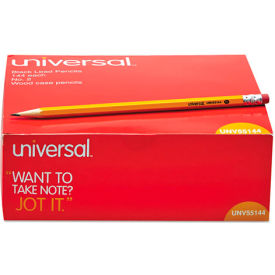 Universal Economy Woodcase Pencil HB #2 Yellow Barrel 144/Pack