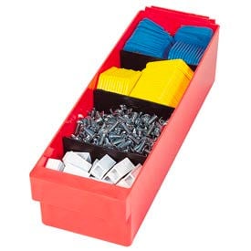 Quantum Patient Drawer Dividers DIV202 - Black  2-9/16""W x 3-1/16""H