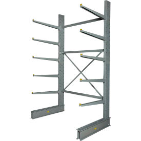 Global Industrial Single Sided Cantilever Rack Add-On 2"" Lip 72""Wx46""Dx120""H - Best Value Series