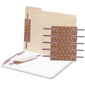 Smead Self-Adhesive Coated Fasteners 2"" Capacity Purple 50/Box