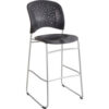 Safco® Reve™ Bistro Height Chair with Round Back - Black
