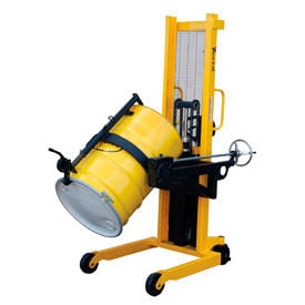 Portable Drum Lifter-Positioner DRUM-LRT 68"" Lift-Rotate Clamp Cradle