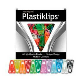 Baumgartens® Plastiklips Paper Clips Large 1-3/8"" x 7/8"" Assorted 200/Box