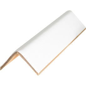 Global Industrial™ Medium Duty Edge Protectors 2""W x 2""D x 48""L .16"" Thick White 80/Pack