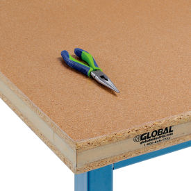 Global Industrial™ Workbench Top Shop Top Safety Edge 60""W x 30""D x 2-1/4"" Thick
