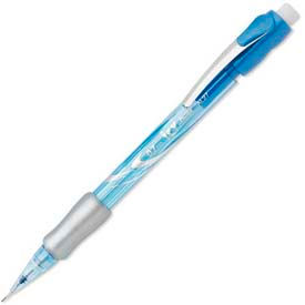 Pentel® Icy Mechanical Pencil Pocket Clip Refillable 0.7mm Blue/Silver Dozen