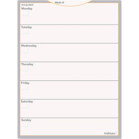 AT-A-GLANCE® WallMates Self-Adhesive Dry Erase Weekly Planning Surfaces 18 x 24 Undated