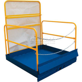 Forklift Loading Platform Attachment Rails & Rear Screen FTLP-5454-HR