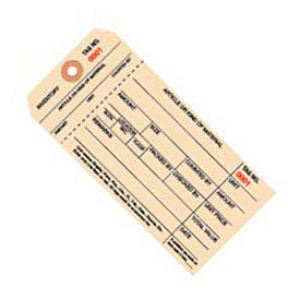 1 Part Stub Style Inventory Tags 2000-2999 #8 6-1/4""L x 3-1/8""W 1000/Pack