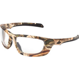 MCR Safety® Mossy Oak® Blades® UD1 Safety Glasses Camo Frame Clear Lens Anti-Fog