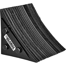 Global Industrial™ Laminated Rubber Wheel & Tire Chock 8""L x 8""W x 8""H