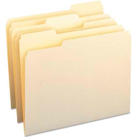 Smead® File Folders 1/3 Cut Assorted One-Ply Top Tab Letter Manila 100/Box