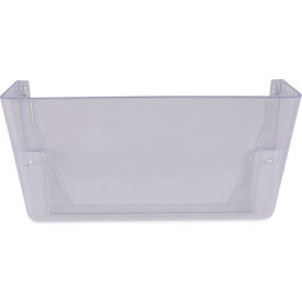 Universal® Wall Files 3 Sections Letter Size 13"" x 4"" x 14"" Clear 3/Set