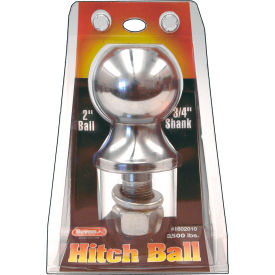 Towing Ball - 2"" Dia. X 2-1/8"" Shank - 3500 Lb. Cap. Chrome - Min Qty 5