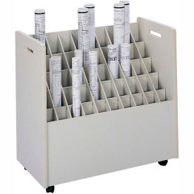 Mobile Roll File - 50 Compartment