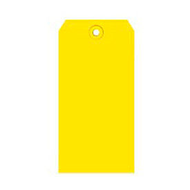 Global Industrial™ Shipping Tag #6 5-1/4""L x 2-5/8""W Yellow 1000/Pack