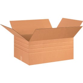 Global Industrial™ Multi Depth Cardboard Corrugated Boxes 26""L x 20""W x 12""H Kraft