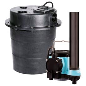 Little Giant 506055 WRS Series 1/3HP Water Removal System - 115V- Integral- 7-10"" On Level