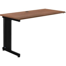 Interion® 48""W Left Handed Return Table - Walnut (SG509)