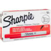 Sharpie® Permanent Marker Ultra-Fine Red Ink Dozen