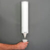 San Jamar C3165WH - Cup Dispensers Medium Pull-Type White 16"" Tube High Impact Plastic