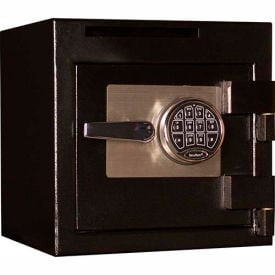 Tracker Safe Front Drop Slot Deposit Safe Electronic Lock - DS141414-ESR - 14""W x 14""D x 14""H Black