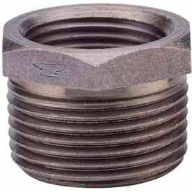 3/4 In. X 1/2 In. Black Malleable Hex Bushing 150 PSI Lead Free