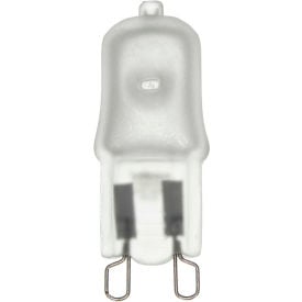 Sunlite 66030-SU Q25/FR/G9/120V 25W Single Ended T3.5 Halogen Bulb Bi-Pin Base Frost