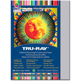 Pacon® Tru-Ray Construction Paper 9"" x 12"" Gray