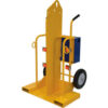 Welding Cylinder Cart CYL-2 Pneumatic Wheels 28 x 36-1/4 x 69-1/8