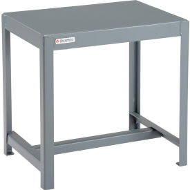 Global Industrial™ Standard Machine Table 14 Gauge Welded Top 24""W x 18""D x 24""H